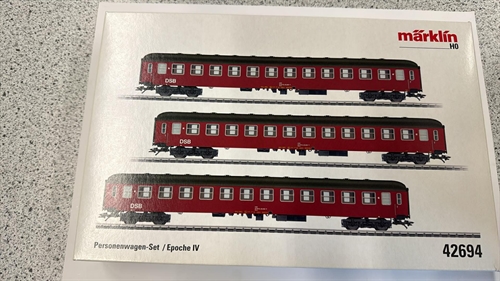 Märklin 42694 DSB Personvognssæt (BRUGT)