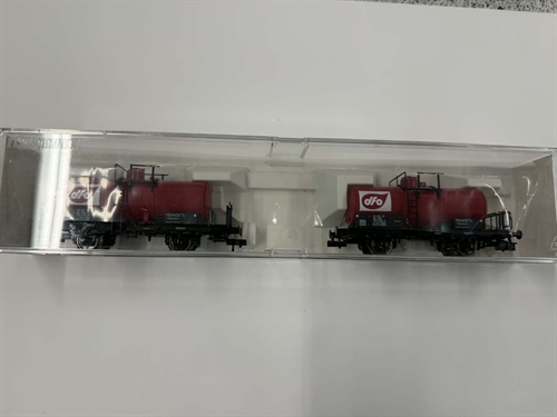 Fleischmann 581107 Dobbelt vognsæt med to DFO vogne (BRUGT)