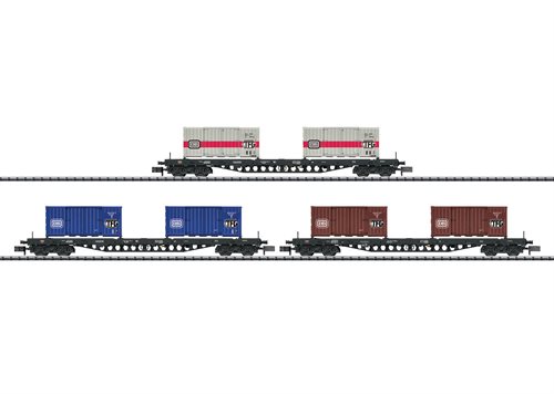 Trix 15961 Godsvognsæt "containertransport" Sgs 693, DB, ep IV, SPOR N NYHED 2018