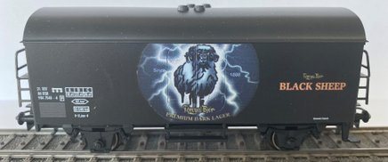 Märklin 4415.709 Föroya Bjór Black Sheep reklamevogn 