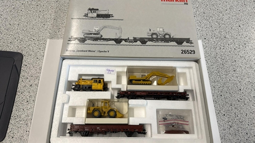 Märklin 26529 Tre-delt sæt "Leonhard Weiss med Köf II, DSB (BRUGT)