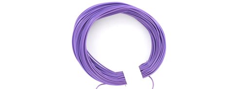 Brawa 32400 Ledning, 0,05 mm2, 10 mtr, lilla