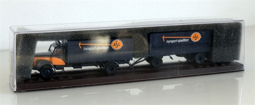 Brekina 85111 Scania Lastbil m. påhængsvogn (BRUGT)