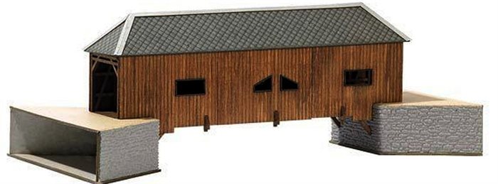  Busch 8220 træbro "Schwarzenberg" ÆGTE TRÆ, spor N