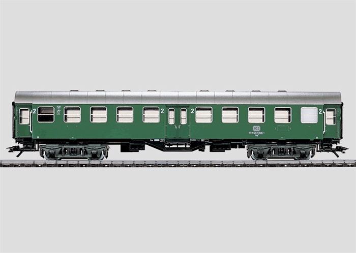 Märklin 4132 Personvogn, ombygget vogn type Byg 514. 2. klasse. DB, ep IV