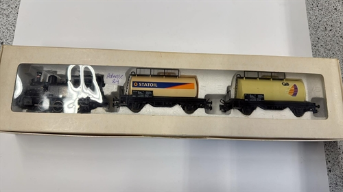 Märklin 2844 DSB rangerlokomotiv med to tankvogne, digitalt (BRUGT)