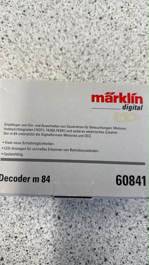 Märklin 60841 Decoder m 84 (BRUGT)