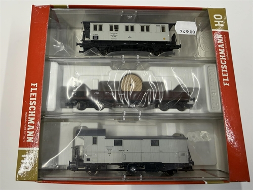 Fleischmann 506702 3-delt byggevognsæt (BRUGT)