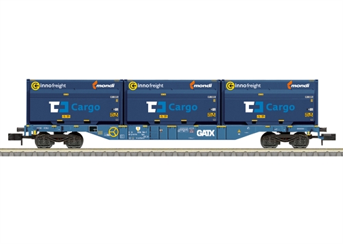 MiniTrix 18434 Type Sgnss Container Transport vogn, Spor N