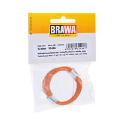 Brawa 32406 Ledning, 0,05 mm2, 10 mtr, orange