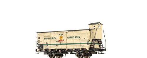 Brawa 67491 Lukket godsvogn G10 „Zentis”, DB  Litranummer: 144 275, ep III, Spor N