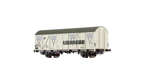 Brawa 67819 Lukket godsvogn Gbs 245 „Liebherr”, DB,  Litranummer: 21 80 140 5 672-3, ep IV, Spor N