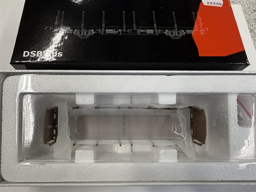 McK 2008 DSB Lps vogn med lukket bund og åbne gavle (BRUGT)