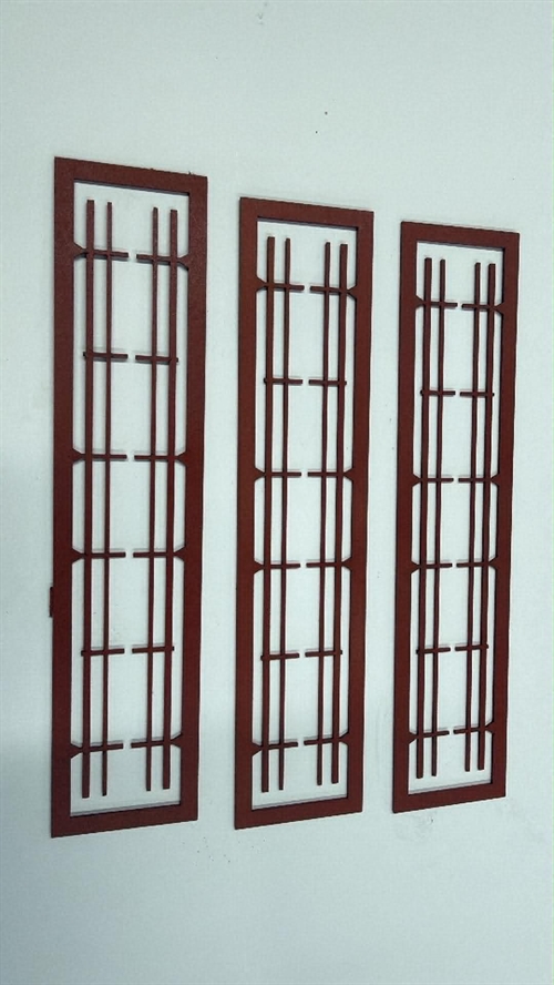 Hobbytrade 87509 Rækværk, Moderne, DSB, 92 cm, Rød, H0