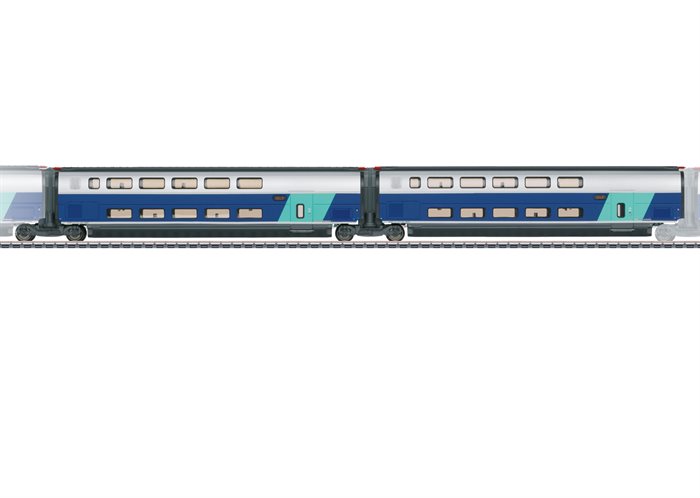 Märklin 43433 Udvidelsessæt 2 til TGV Euroduplex SNCF, ep VI, KOMMENDE NYHED