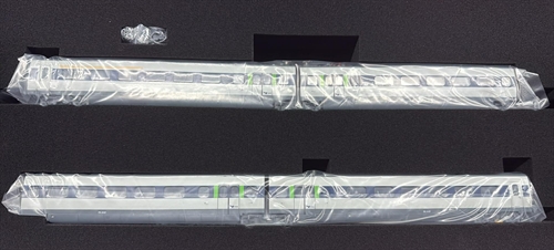 McK 4906dcs DSB ER 2037 Lyseblå med grønne dørmarkeringer 