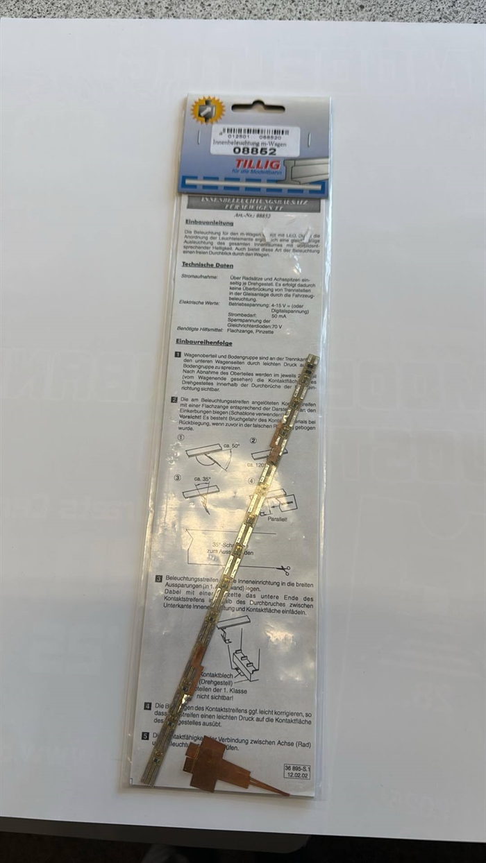Tillig 08852 Indvendig belysning til m-vogne