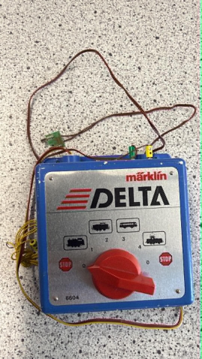 Märklin Delta 6604-1 styring uden æske, med brugsspor (BRUGT)