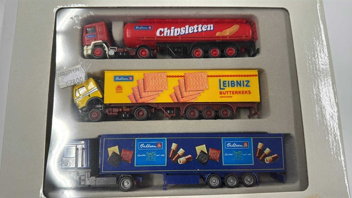 Albedo 5555 Sæt med tre Ballsen lastbiler, H0