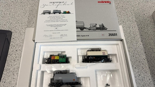 Märklin 26601 Togpakke med köf II og to tankvogne, DSB (BRUGT)