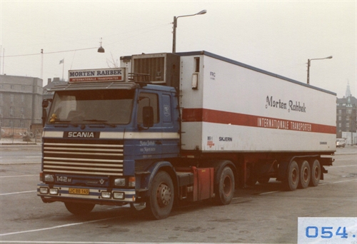 DMC Decals 87-054 Morten Rahbek (DK) Scania 142M 1/87