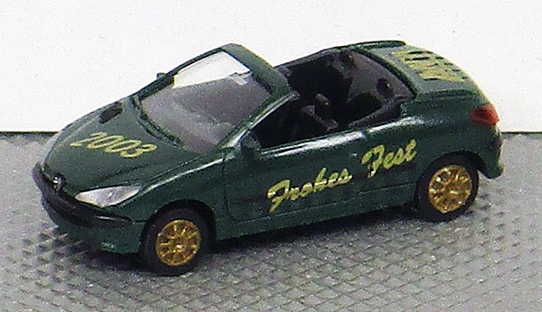 AWM 2003 Peugeot 206 Cabriolet, messe model, H0