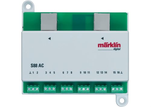 Märklin 60881 Tilbagemeldingsmodul S88 (RJ45) for kontaktgiver på digitalt styrede anlæg