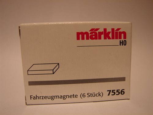 Märklin 7556 Fartøjsmagneter til reedkontakter m.v. mål: 10 x 5 x 1,5 mm.