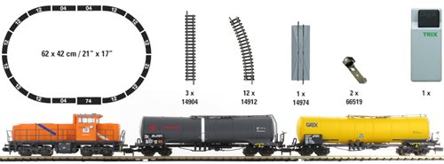 Mini Trix 11136 Start-Set Moderner Güterverker analog Spur N