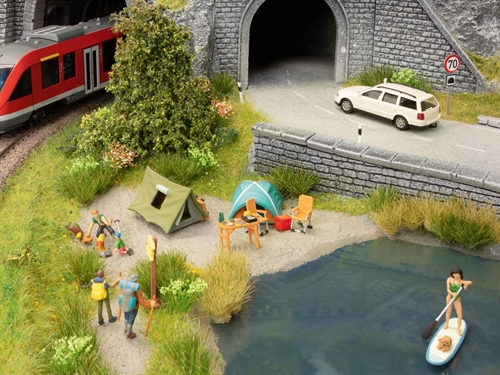 Noch 16424 3D-sæt 'Camping', H0