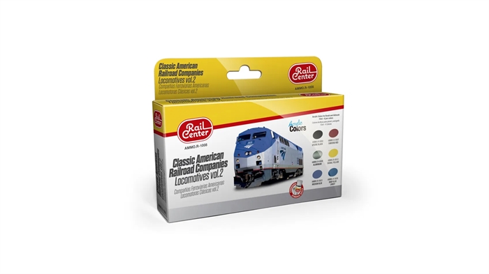 Ammo By MIG 4601008 Amerikanske jernbaneselskaber, farvesæt 2 