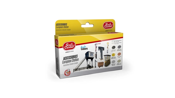 Ammo By MIG 4601014 Tilbehør til europæisk banegård, farve sæt