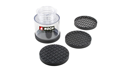 Noch 60127 Flock- udskiftningsbeholder med tre sigter og et låg