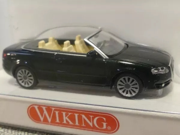Wiking 1320130 Audi A4 Cabriolet, sort, H0