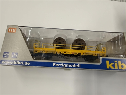 Kibri 26266 Fladvogn med kabelruller (BRUGT)