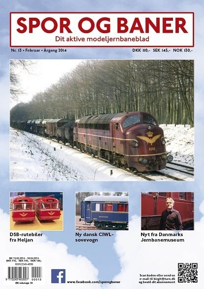 Spor Og Baner 13 Jernbane magasinet spor og baner nummer 13 årgang 2014