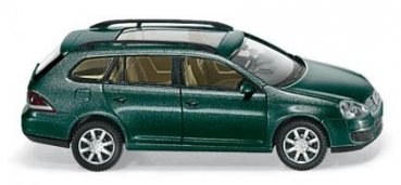 Wiking 005838 HO VW Golf V Variant mit Glasdach Nordseegrün metallic, H0