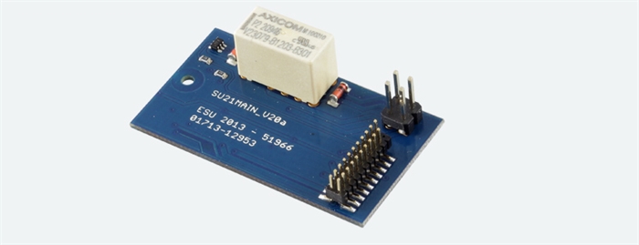 ESU 51966 Slæbesko elektronik til brug med LokSound/LokPilot-dekodere V3.5 (eller nyere) med 21MTC-stik (ikke MKL).