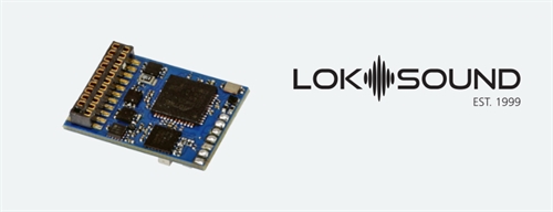 ESU 58219 LokSound 5 Fx DCC/MM/SX/M4 »Blank dekoder«, 21MTC NEM660, med højttaler 11x15mm