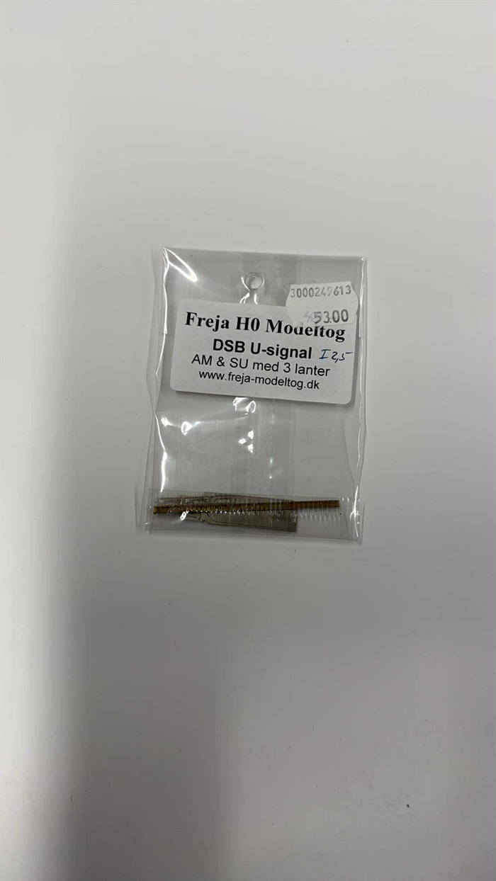 Freja Modeltog 014 DSB U-Signal AM & SU med 3 lanter, H0 