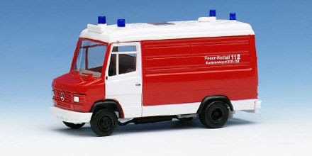 Herpa 043946 Mercedes Benz T2 Feuerwehr RTW, H0