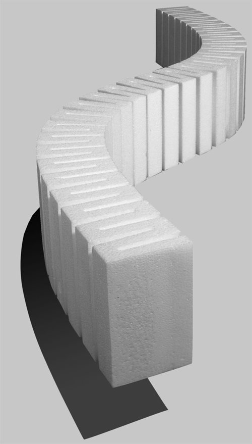 Woodland Scenics ST1409 Flexibel vej Str: 10.1 x 6.35 x 60.9 cm