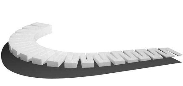 Woodland Scenics ST1412 Flexibel vej med stigning fra 0,1-1,27 cm Str: 6.35 cm x 60.9 cm