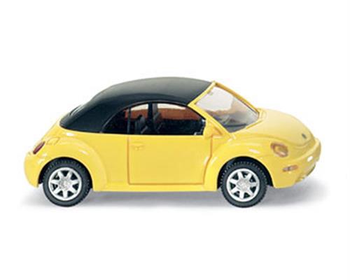 Wiking 03240 26 VW New Beetle Cabrio geschlossen gelb/schwarz, H0